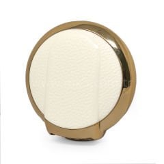 NANO Yüksek Kalite Altın Deri Kumanda Kılıfı Mini Cooper 3 Buton Beyaz Renk BMW-C13J4