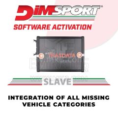 Dimsport - NEW TRASDATA SLAVE - TÜM EKSİK ARAÇ KATEGORİLERİNİN ENTEGRASYONU (AV99NT001-UP) Aktivasyonu