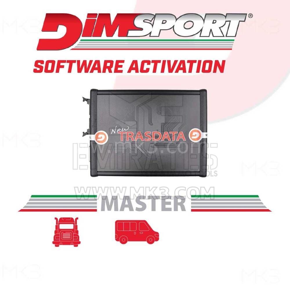 Dimsport - NEW TRASDATA SLAVE KAMYON, OTOBÜS & HAFİF TİCARİ ARAÇ (AV34NT001T) Aktivasyonu