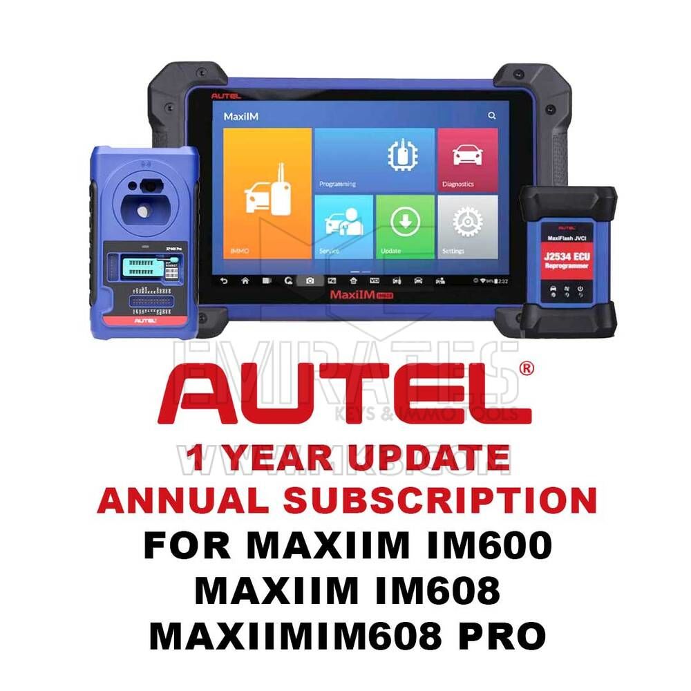 Autel MaxiIM IM600 & IM608 & IM608 Pro 1 Yıllık Güncelleme Aboneliği