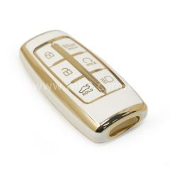 NANO Yüksek Kalite Kumanda Kılıfı Hyundai Genesis 5+1 Buton Beyaz Renk