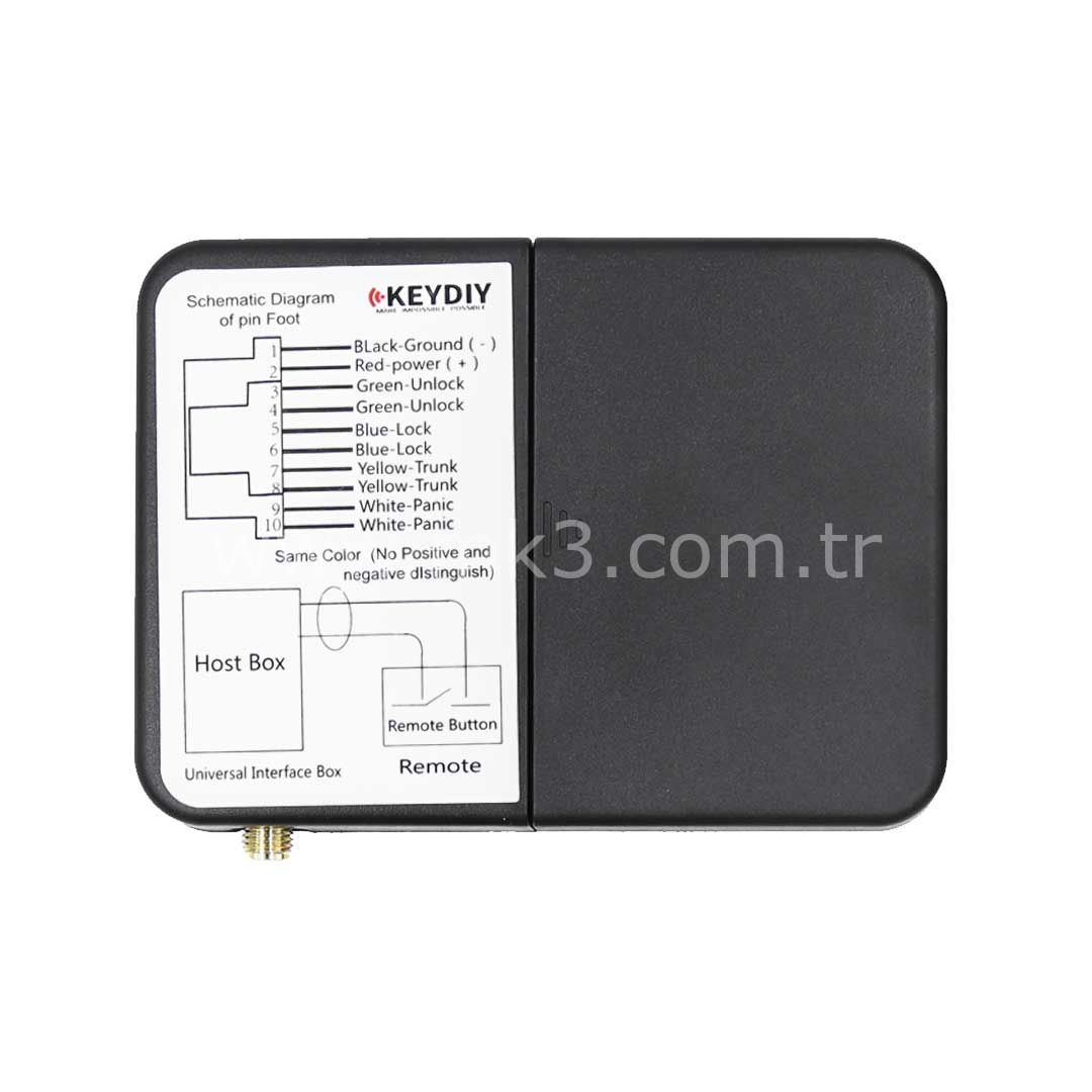 KEYDIY KD Kumanda Üniversal Arayüzü 10 pin Adaptör Kutusu