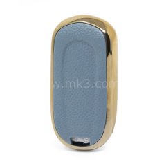 NANO Yüksek Kalite Altın Deri Kumanda Kılıfı Buick 3 Buton Gri Renk BK-A13J4