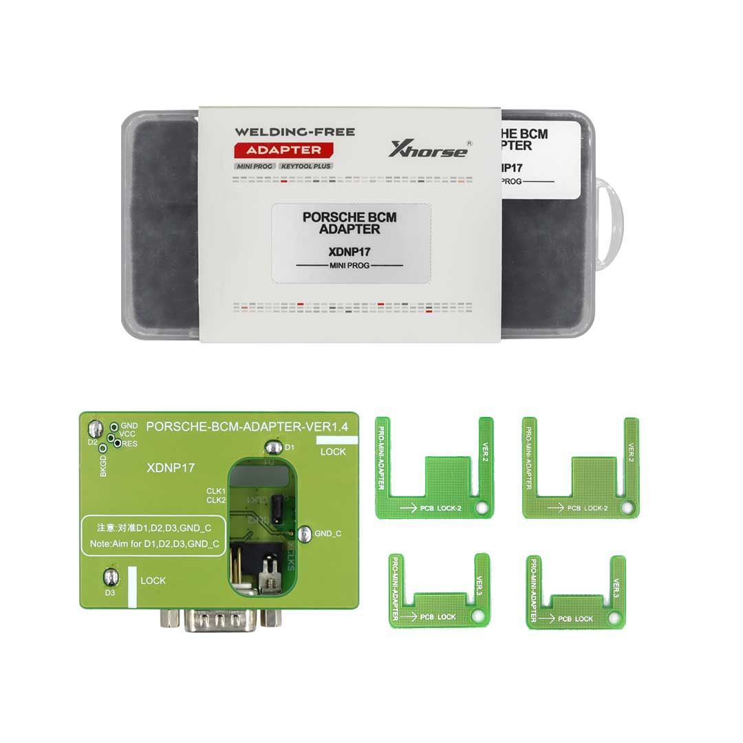 Xhorse XDNP17GL PORSCHE BCM Mini Prog ve VVDI Key Tool Plus için Lehimsiz Adaptör