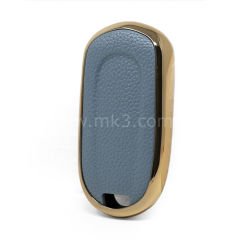 NANO Yüksek Kalite Altın Deri Kumanda Kılıfı Buick 5 Buton Gri Renk BK-A13J6