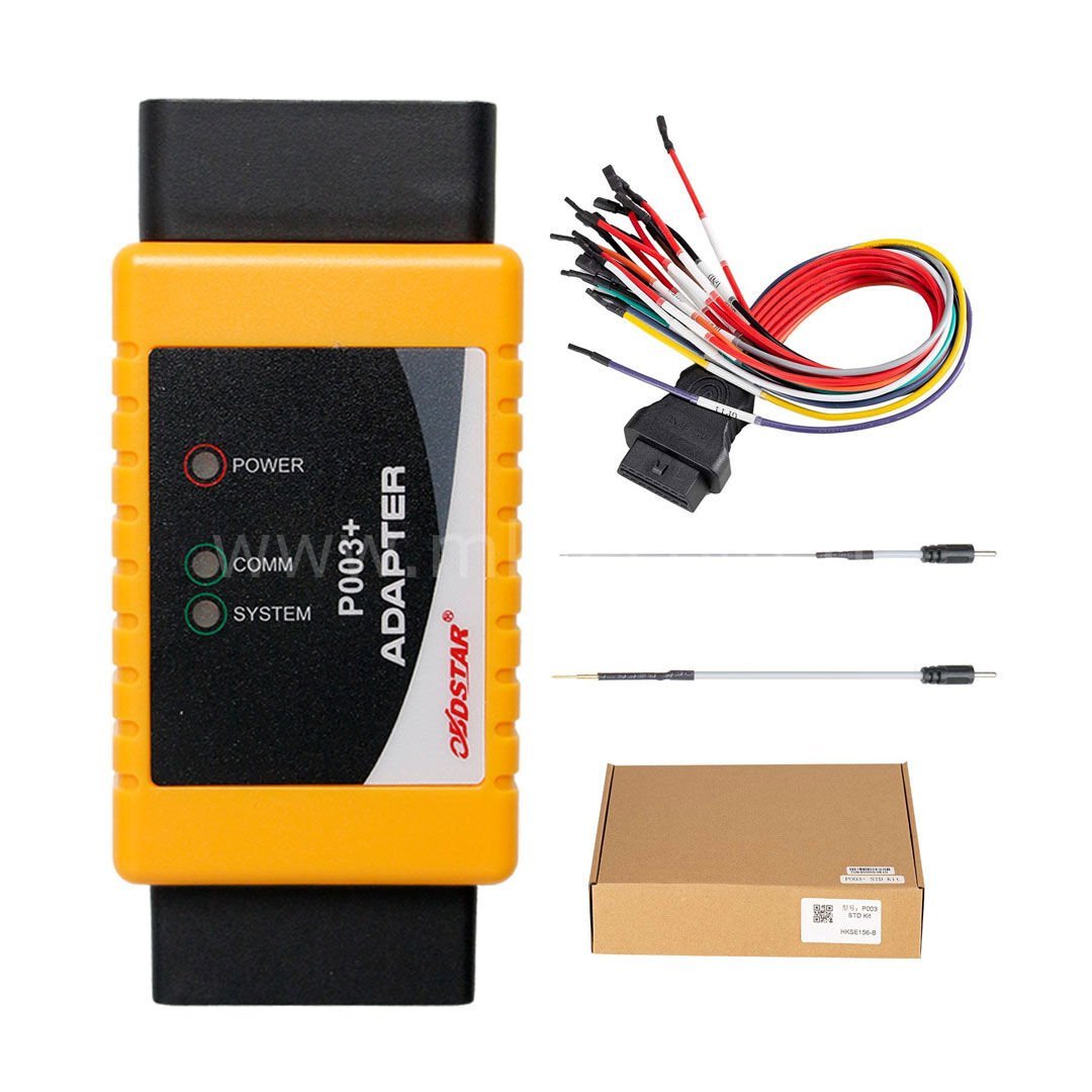 OBDSTAR P003+ Adaptör Tam Paket