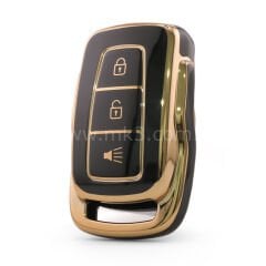 NANO Yüksek Kalite Kumanda Kılıfı Proton 3 Buton Siyah Renk -PT-C11J