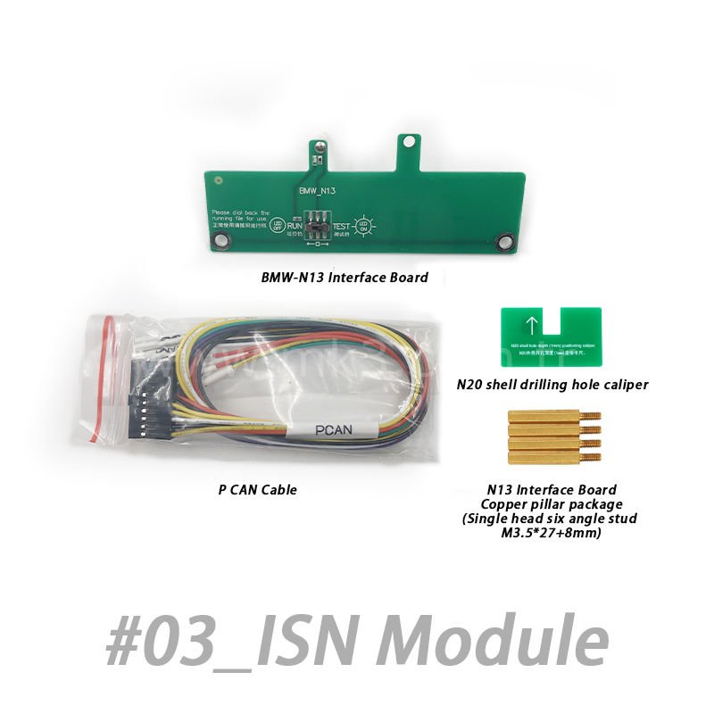 OBD aracılığıyla N20/N55/N13 ISN kodunu okuma/yazma için Yanhua ACDP Set Modülü 3