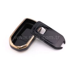 NANO Yüksek Kalite Kumanda Kılıfı Honda 4 Buton Siyah Renk -HD-A11J4B