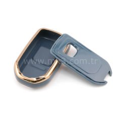 NANO Yüksek Kalite Kumanda Kılıfı Honda 4 Buton Gri Renk -HD-A11J4B