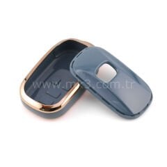 NANO Yüksek Kalite Kumanda Kılıfı Honda 3 Buton Gri Renk -HD-G11J3B