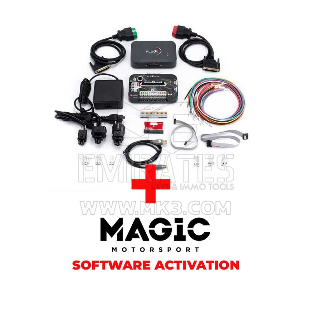 MAGIC FLK02 FLEX Tam Donanım Kiti ve MAGIC FLS0.1S Yazılım Yetkilendirme Aktivasyonu SW Flex ECU (Arabalar, Kamyonetler, Bisikletler) OBD + Yedek Yardımcı Paketi
