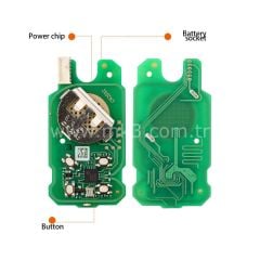 Xhorse Frekansı Değişebilen Garaj Kumanda 4 Buton 315-433 MHz. XKGHG1EN