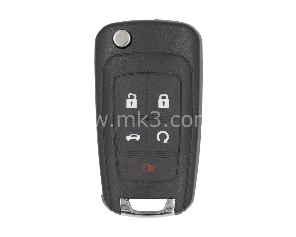Chevrolet Sustalı Smart Kumanda 5 Buton 433 Mhz PCF7952E Transponder Eller Serbest Tipi