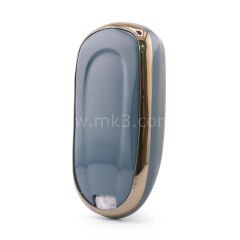 NANO Yüksek Kalite Kumanda Kılıfı Buick 6 Buton Gri Renk -BK-A11J6C