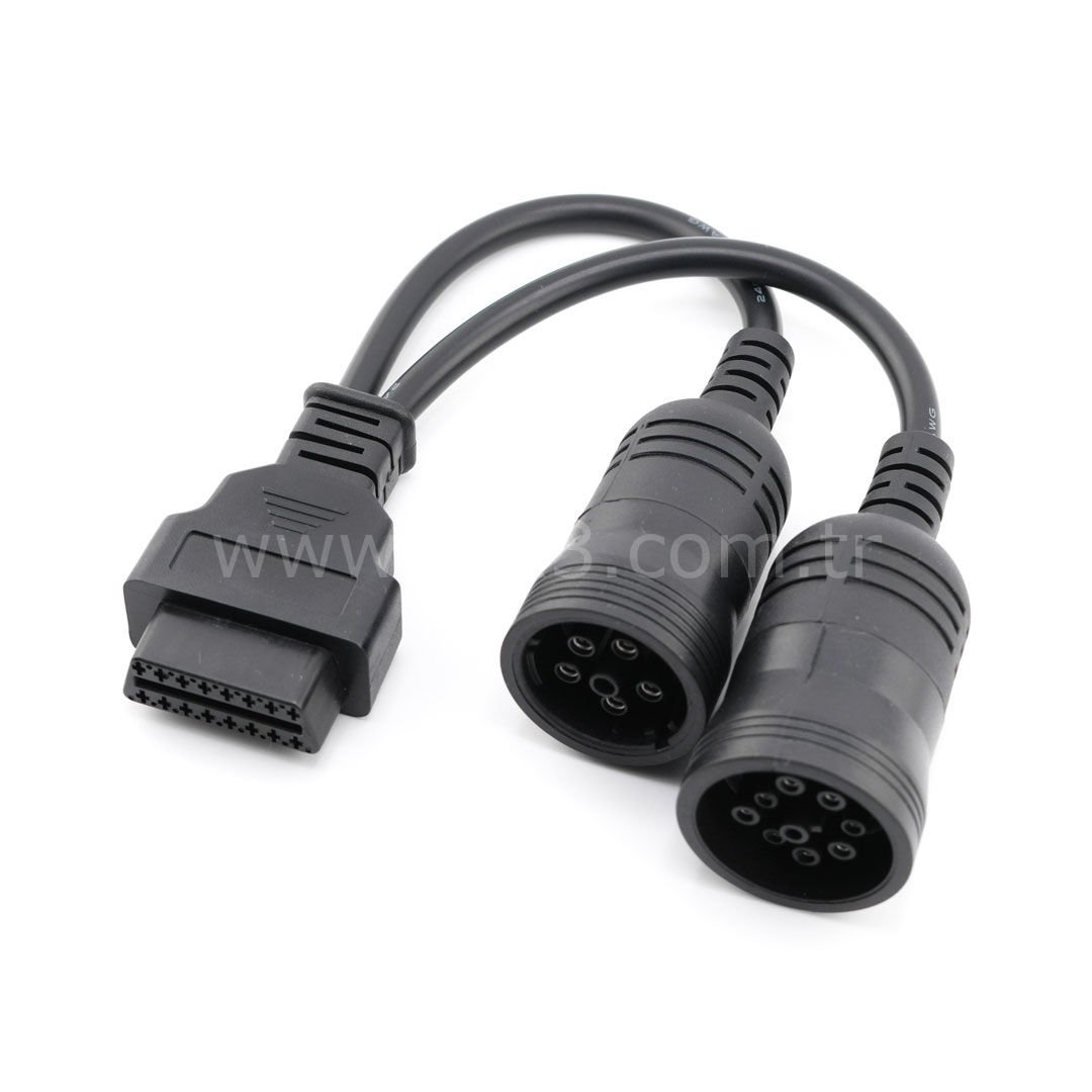 Scanmatik Deutsch 6+9 bağlayıcı adaptör