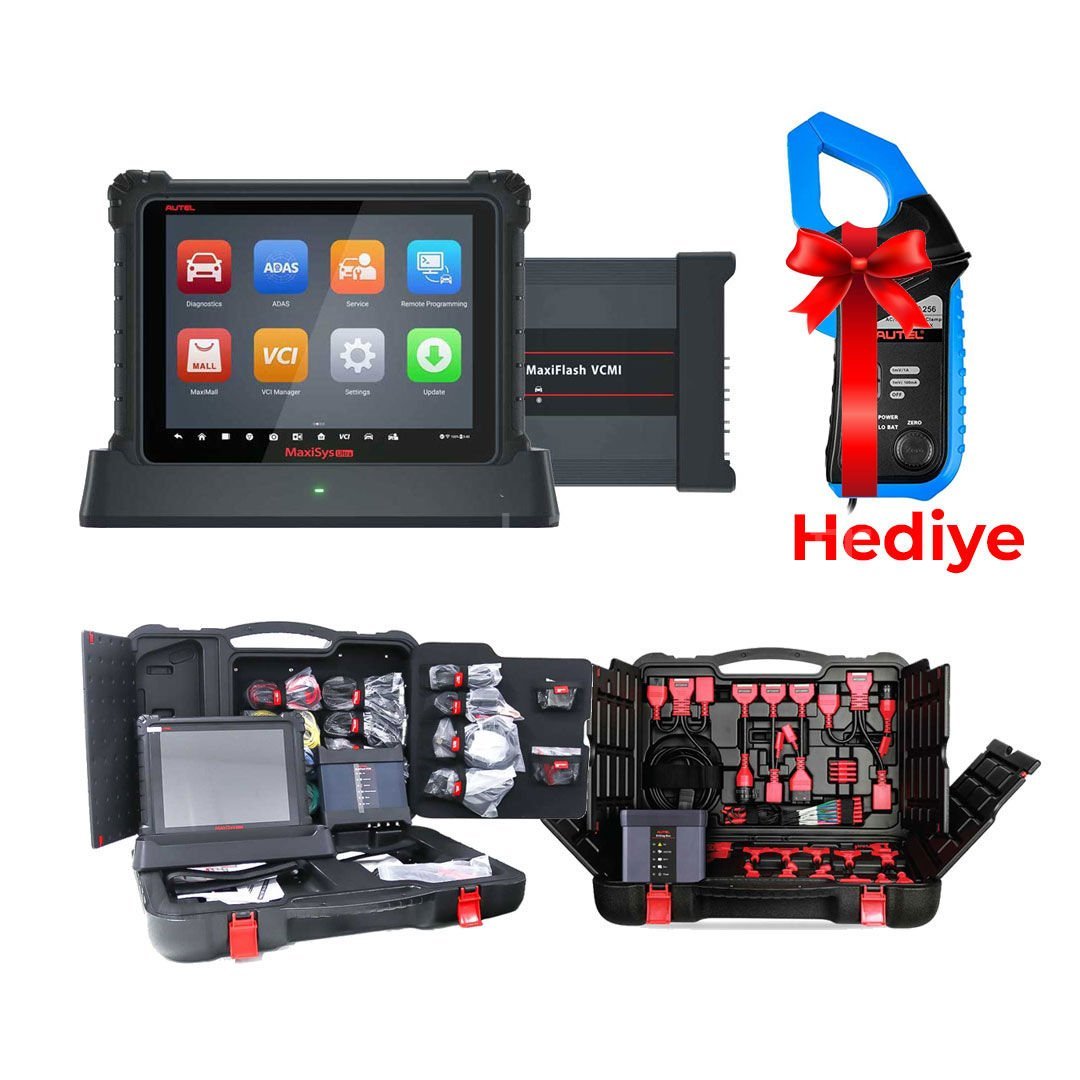 Autel MaxiSys Ultra Arıza Tespit Cihazı + EV Diagnostic kit & MaxiSYS MSOAK Osiloskop Hediyeli