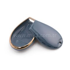 NANO Yüksek Kalite Kumanda Kılıfı Dodge 4 Buton Gri Renk -Dodge-A11J4B