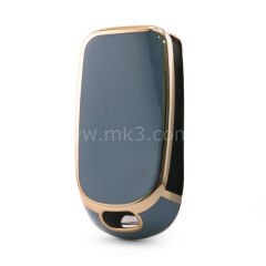 NANO Yüksek Kalite Kumanda Kılıfı FIAT 4 Buton Gri Renk -FIAT-C11J3B