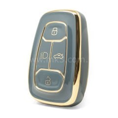 NANO Yüksek Kalite Kumanda Kılıfı TATA 4 Buton Gri Renk TATA-A11J