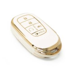 NANO Yüksek Kalite Kumanda Kılıfı Honda 5 Buton Beyaz Renk G11J5