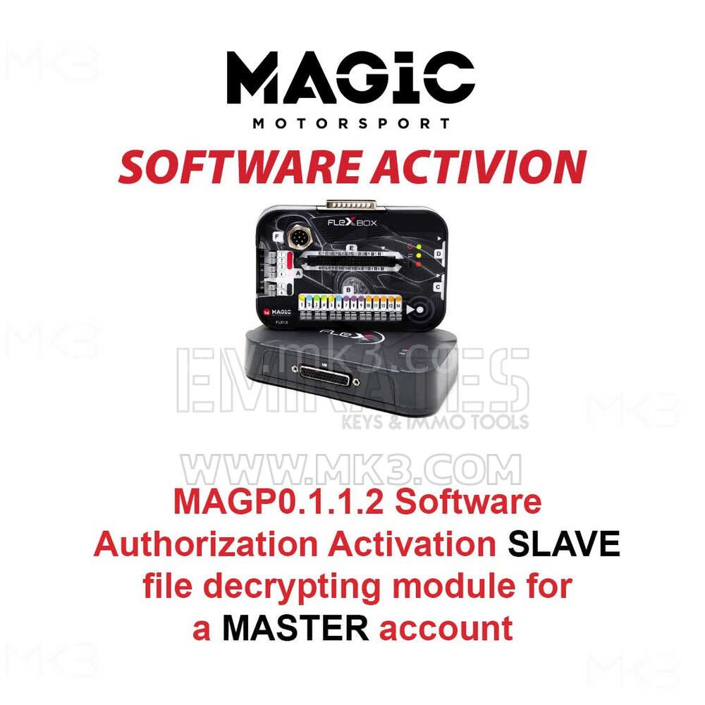 MAGIC MAGP0.1.1.2 Yazılım Yetkilendirme Akttivasyonu KÖLE dosyası bir MASTER hesabı için şifre çözme modülü