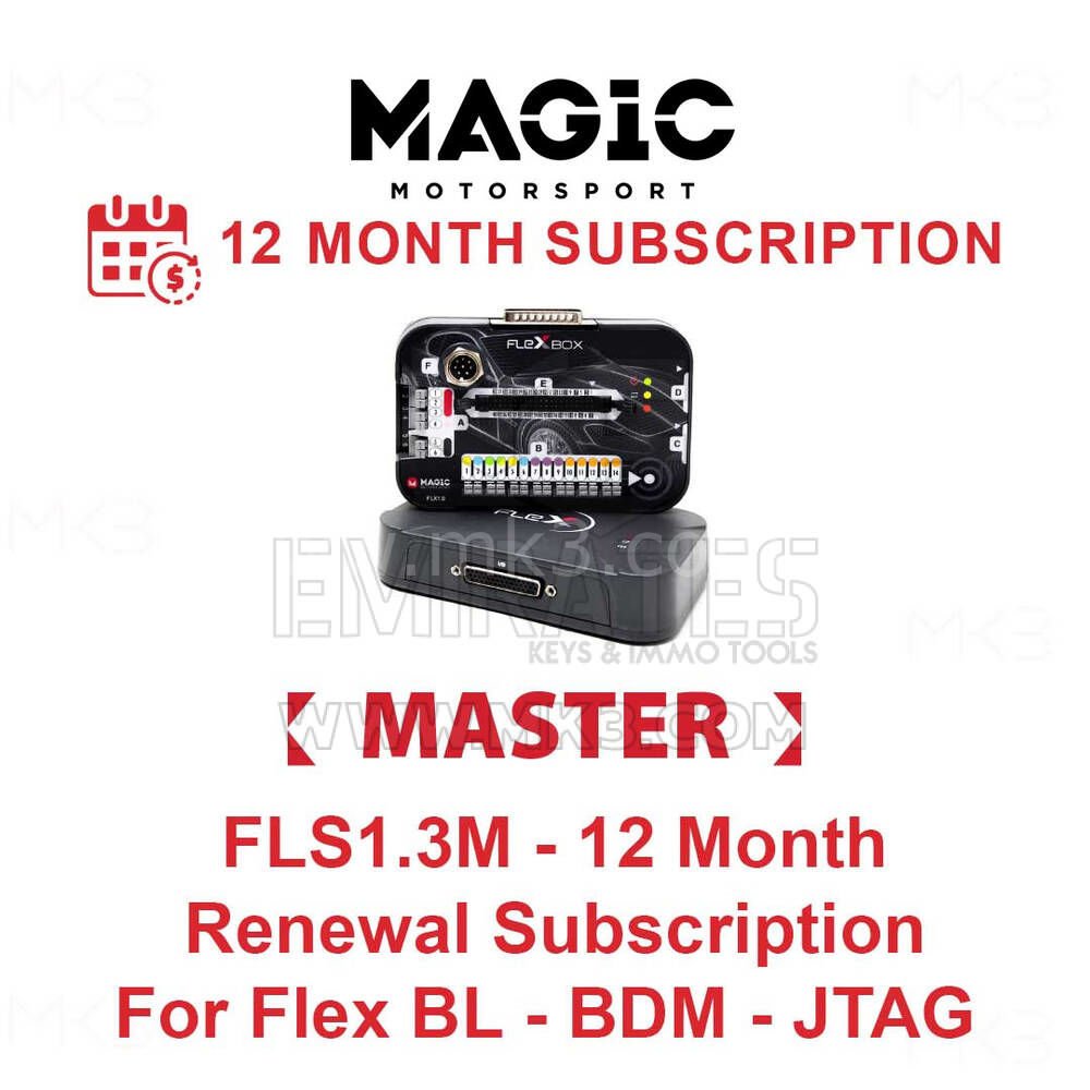 MAGIC FLS1.3M - Flex BL - BDM - JTAG Master İçin 12 Aylık Yenileme Aboneliği