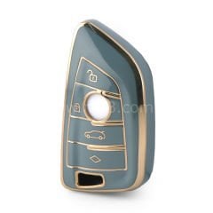 NANO Yüksek Kalite Kumanda Kılıfı BMW CAS4 F Series 4 Buton Gri Renk BMW-B11J4