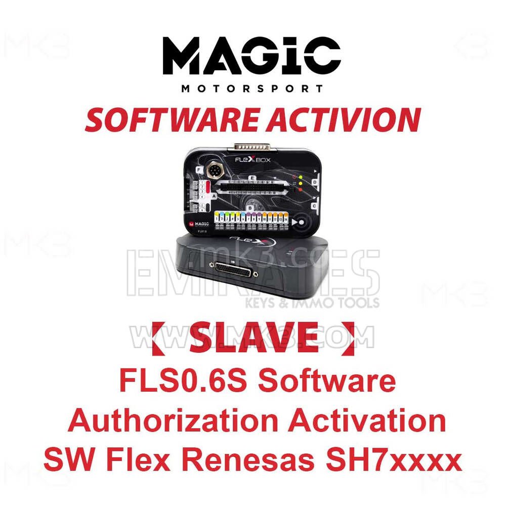 MAGIC FLS0.6S Yazılım Yetkilendirme Etkinleştirme SW Flex Renesas SH7xxxx Slave