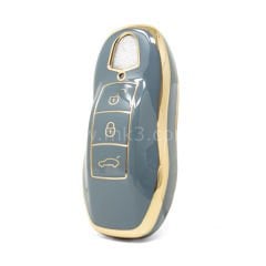 NANO Yüksek Kalite Kumanda Kılıfı Porsche 3 Buton Gri Renk PSC-A11J