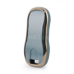 NANO Yüksek Kalite Kumanda Kılıfı Porsche 3 Buton Gri Renk PSC-B11J