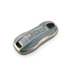 NANO Yüksek Kalite Kumanda Kılıfı Porsche 3 Buton Gri Renk PSC-B11J