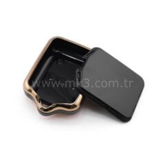 NANO Yüksek Kalite Kumanda Kılıfı Ford 4 Buton Siyah Renk -Ford-M11J4