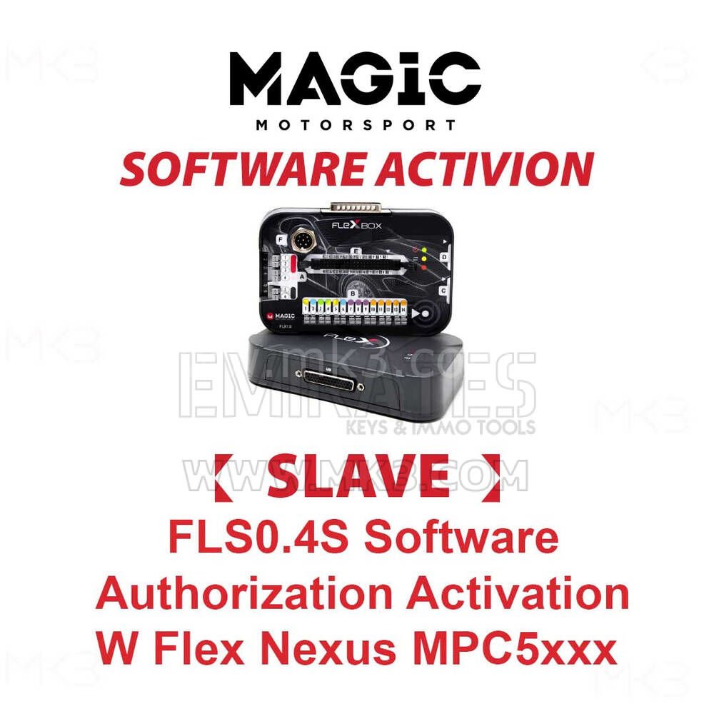 MAGIC FLS0.4S Yazılım Yetkilendirme Aktivasyonu W Flex Nexus MPC5xxx Slave