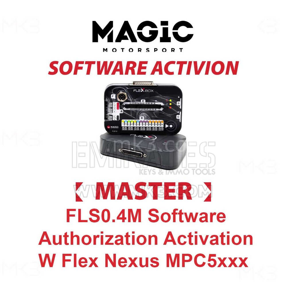 MAGIC FLS0.4M Yazılım Yetkilendirme Etkinleştirme SW Flex Nexus MPC5xxx Master