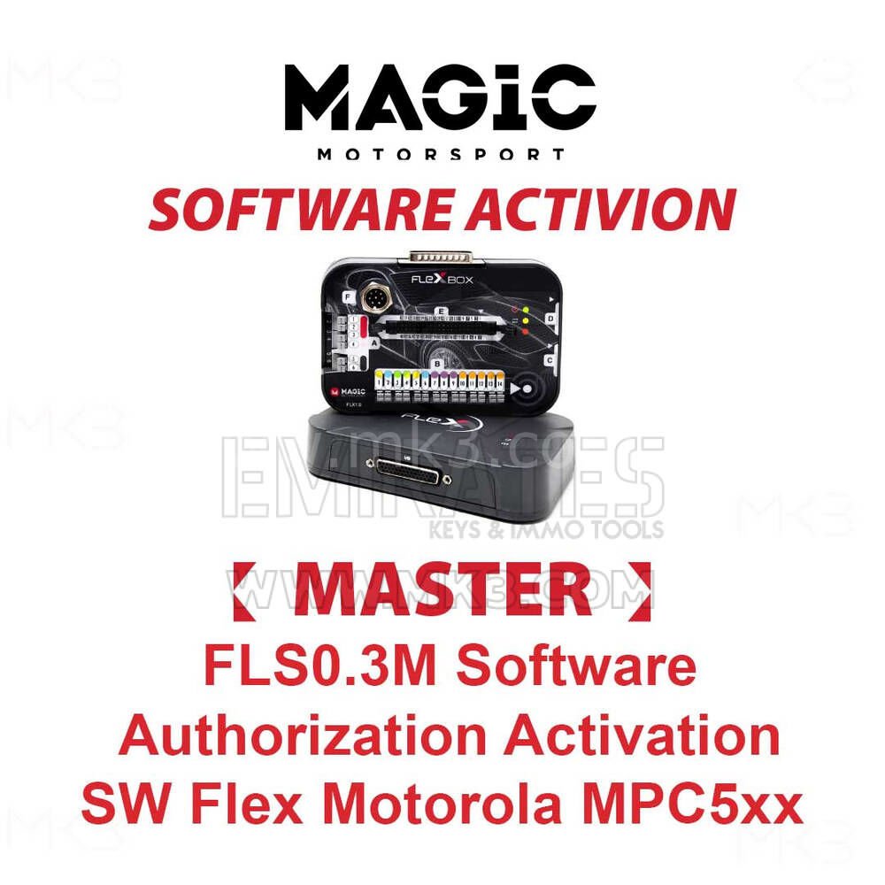 MAGIC FLS0.3M Yazılım Yetkilendirme Etkinleştirme SW Flex Motorola MPC5xx Master