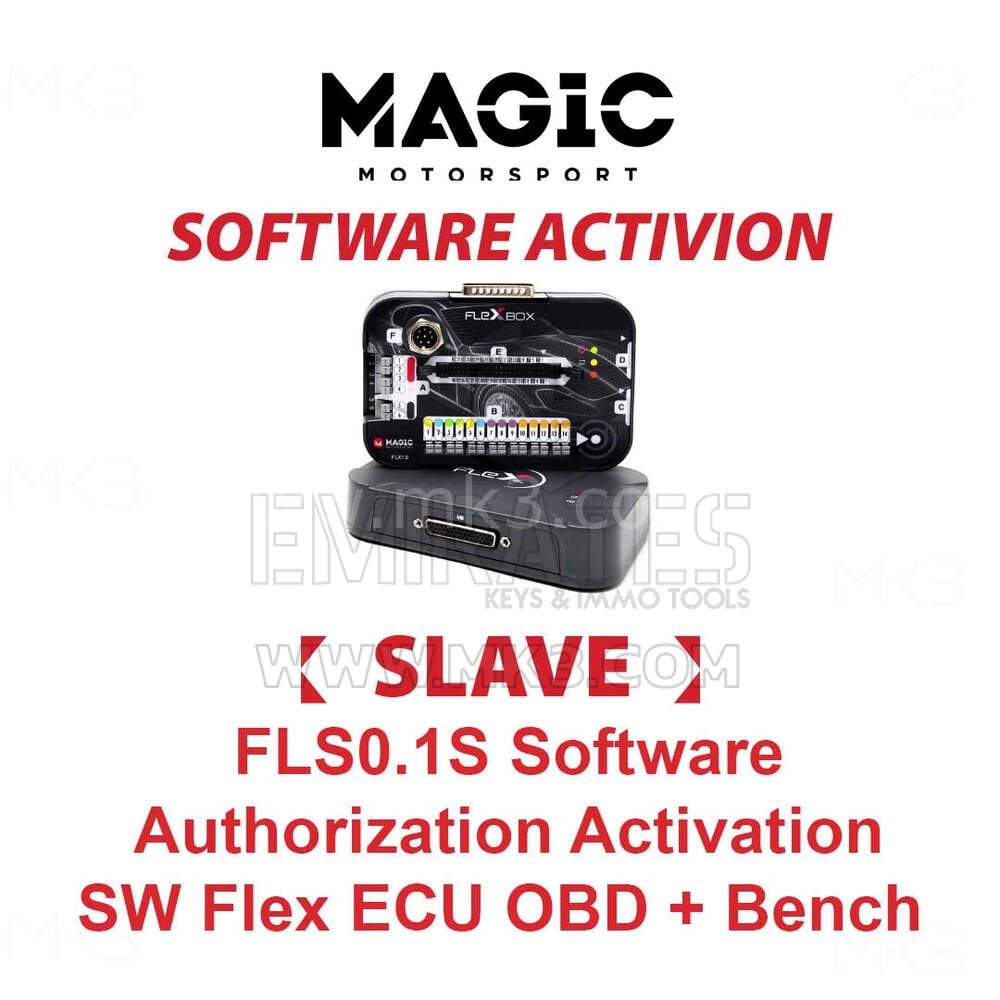 MAGIC FLS0.1S Yazılım Yetkilendirme Etkinleştirme SW Flex ECU (arabalar, kamyonetler, bisikletler) OBD + Bench Slave