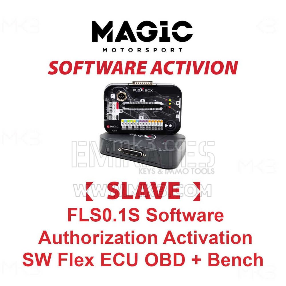 MAGIC FLS0.1S Yazılım Yetkilendirme Etkinleştirme SW Flex ECU (arabalar, kamyonetler, bisikletler) OBD + Bench Slave