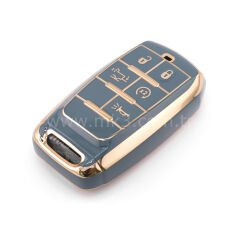 NANO Yüksek Kalite Kumanda Kılıfı Jeep 5 Buton Gri Renk -Jeep-D11J5B