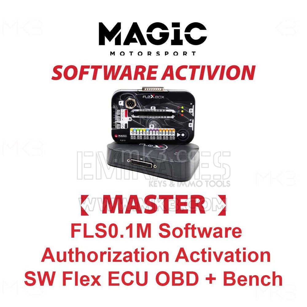 MAGIC FLS0.1M Yazılım Yetkilendirme Etkinleştirme SW Flex ECU (arabalar, kamyonetler, bisikletler) OBD + Bench Master