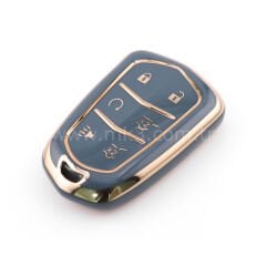 NANO Yüksek Kalite Kumanda Kılıfı Cadillac 6 Buton Gri Renk -CDLC-A11J6