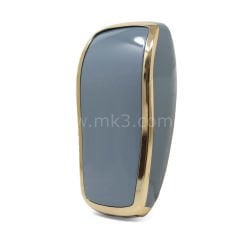 NANO Yüksek Kalite Kumanda Kılıfı Mercedes Benz E Series 4 Buton Gri Renk Benz-B11J4