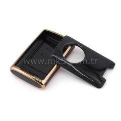 NANO Yüksek Kalite Kumanda Kılıfı Cadillac 4 Buton Siyah Renk -CDLC-C11J4