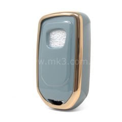 NANO Yüksek Kalite Kumanda Kılıfı Honda 2 Buton Gri Renk HD-A11J2