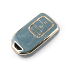 NANO Yüksek Kalite Kumanda Kılıfı Honda 4 Buton Gri Renk HD-A11J4