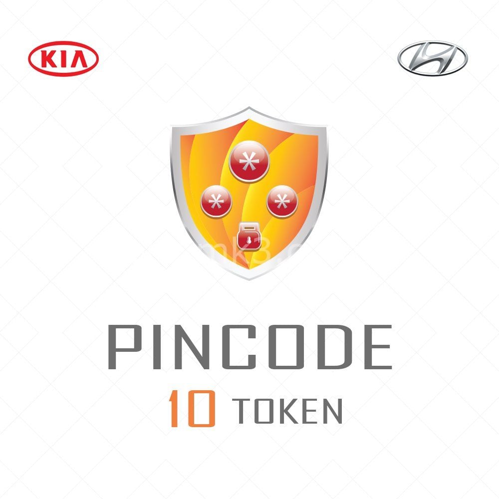Hyundai Kia Pin kod 10 Token