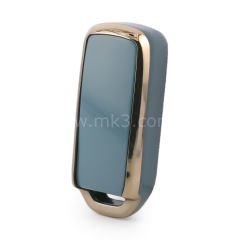 NANO Yüksek Kalite Kumanda Kılıfı Honda 4  Buton Gri  Renk HD-C11J4