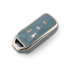 NANO Yüksek Kalite Kumanda Kılıfı Honda 4  Buton Gri  Renk HD-C11J4