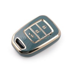 NANO Yüksek Kalite Kumanda Kılıfı Honda 3  Buton Gri  Renk HD-D11J3