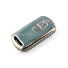 NANO Yüksek Kalite Kumanda Kılıfı Honda 2  Buton Gri  Renk HD-F11J